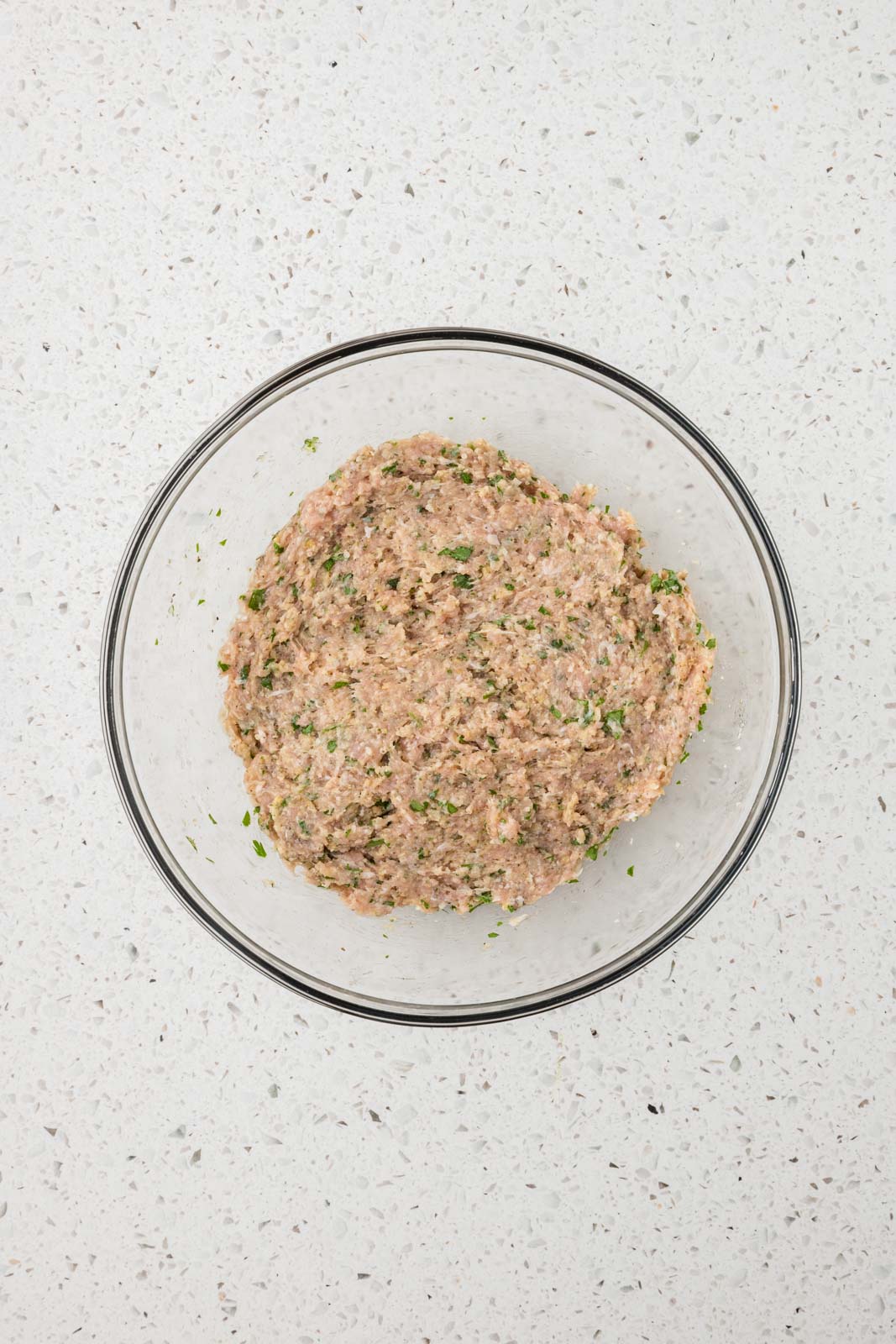 All ingredients are mixed together.