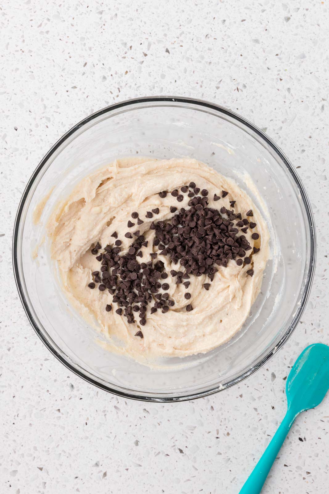 Cannoli cream plus mini chocolate chips.