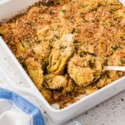 Stuffed artichoke casserole